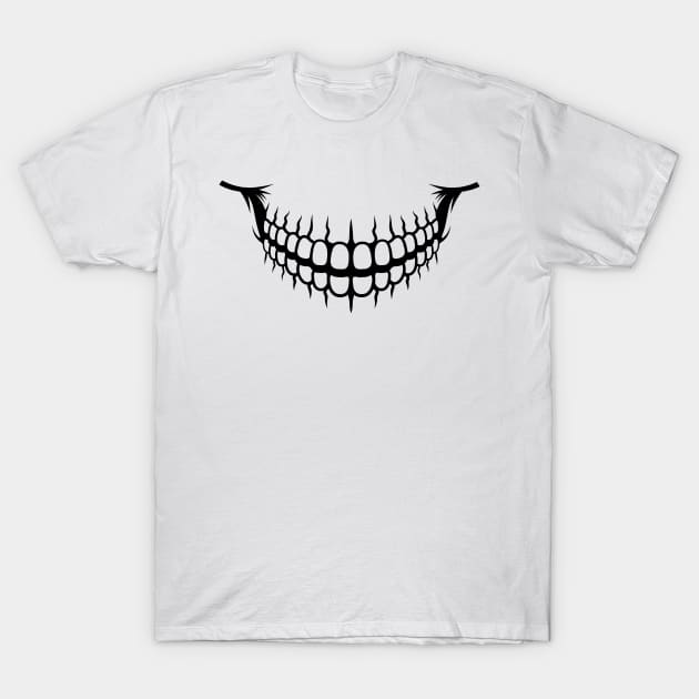 scary teeth face mask T-Shirt by PIIZ